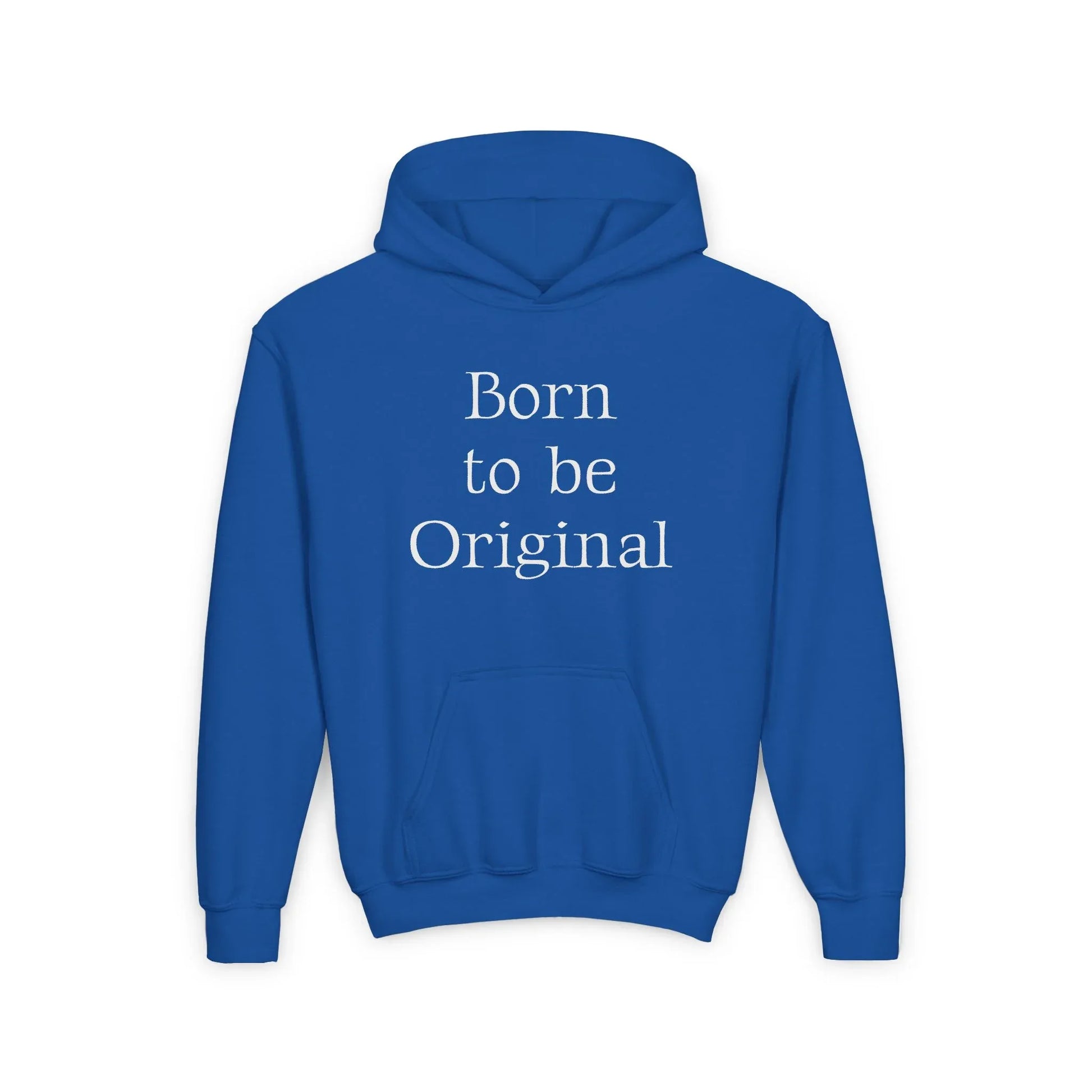 US (Ww) - Youth Heavy Blend Hooded Sweatshirt - "Born to be Original" & "Created by a Creator of Worlds" - The Dreamer's Bookshop.