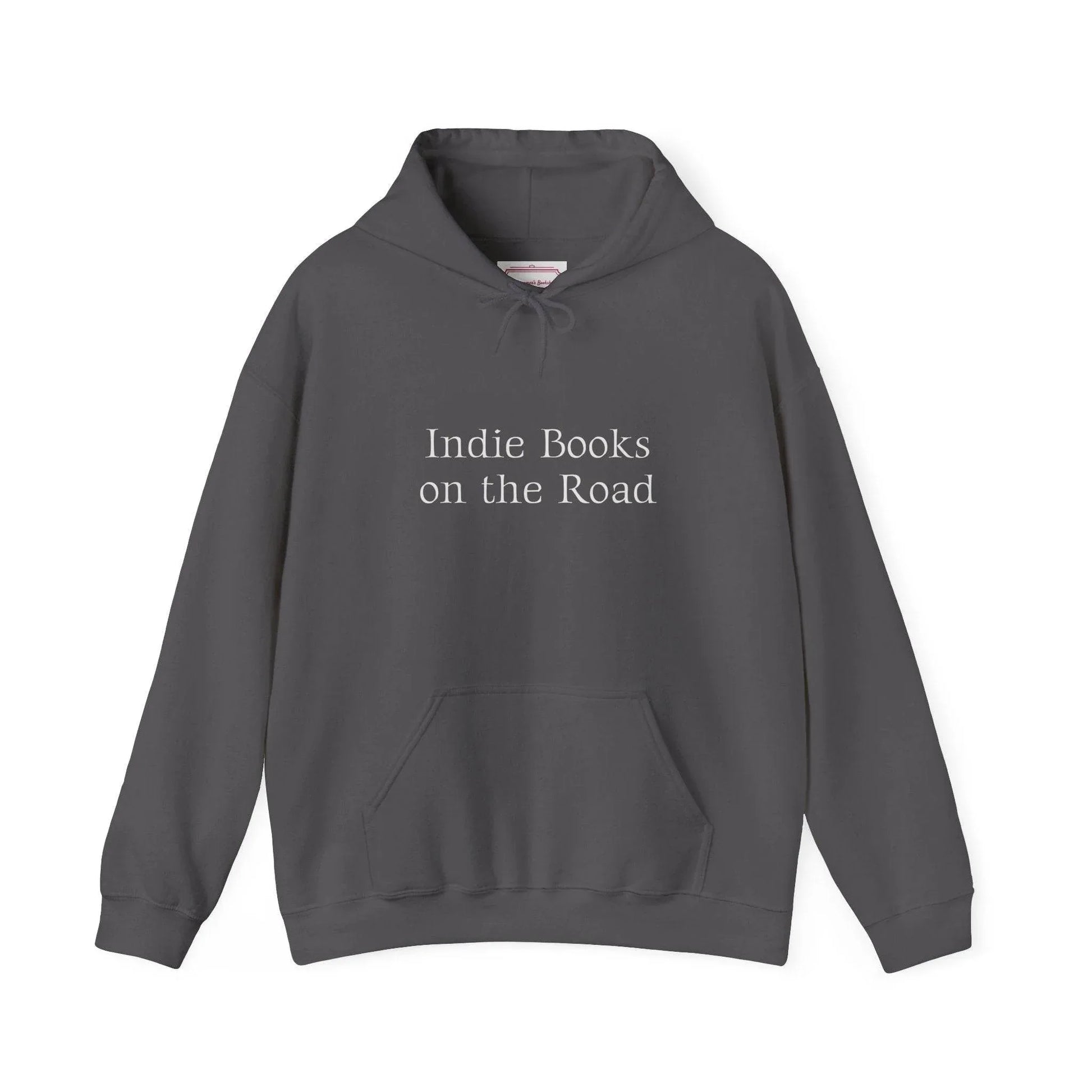 Indie Books on the Road Hooded Sweatshirt - Perfect for Book Lovers - The Dreamer's Bookshop.