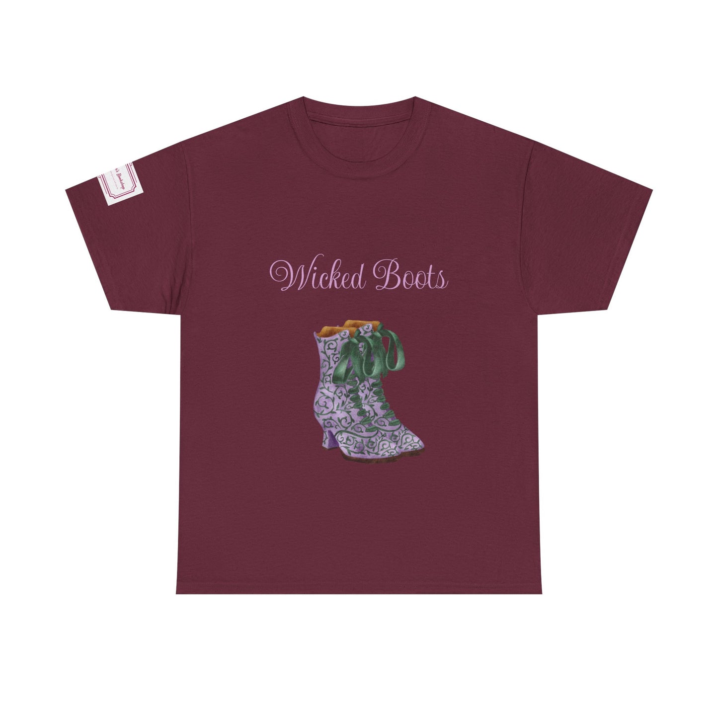 US (Ww) Wicked Boots Graphic Unisex Heavy Cotton Tee