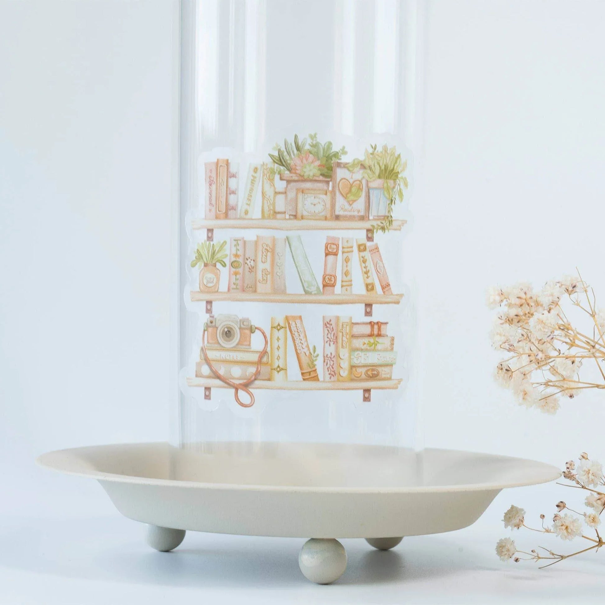 LETTOOn - Doorzichtige vinylsticker - Inspiration Shelf - The Dreamer's Bookshop.