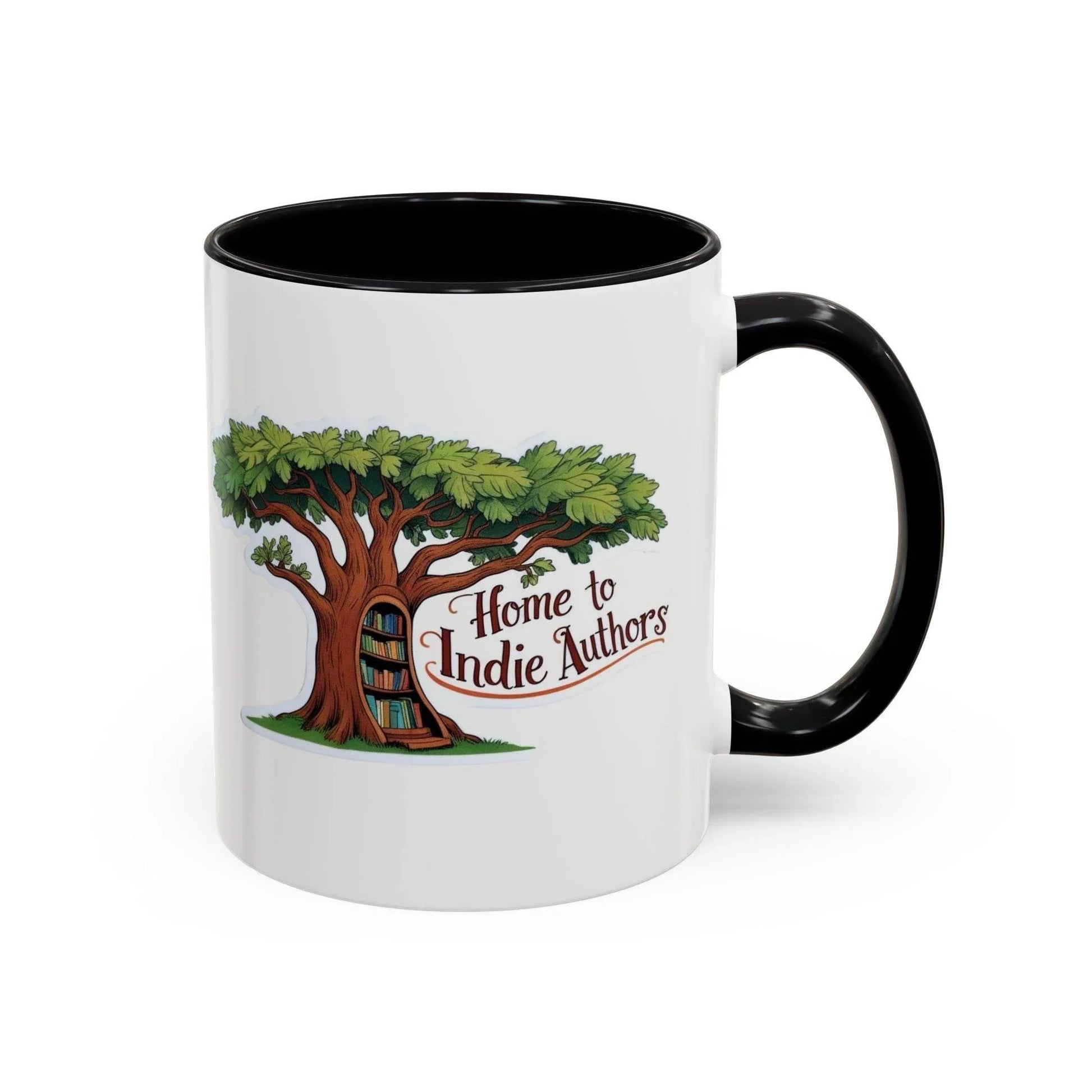 Home to Indie Authors Accent Coffee Mug - Perfect Gift for Writers & Book Lovers - The Dreamer's Bookshop.