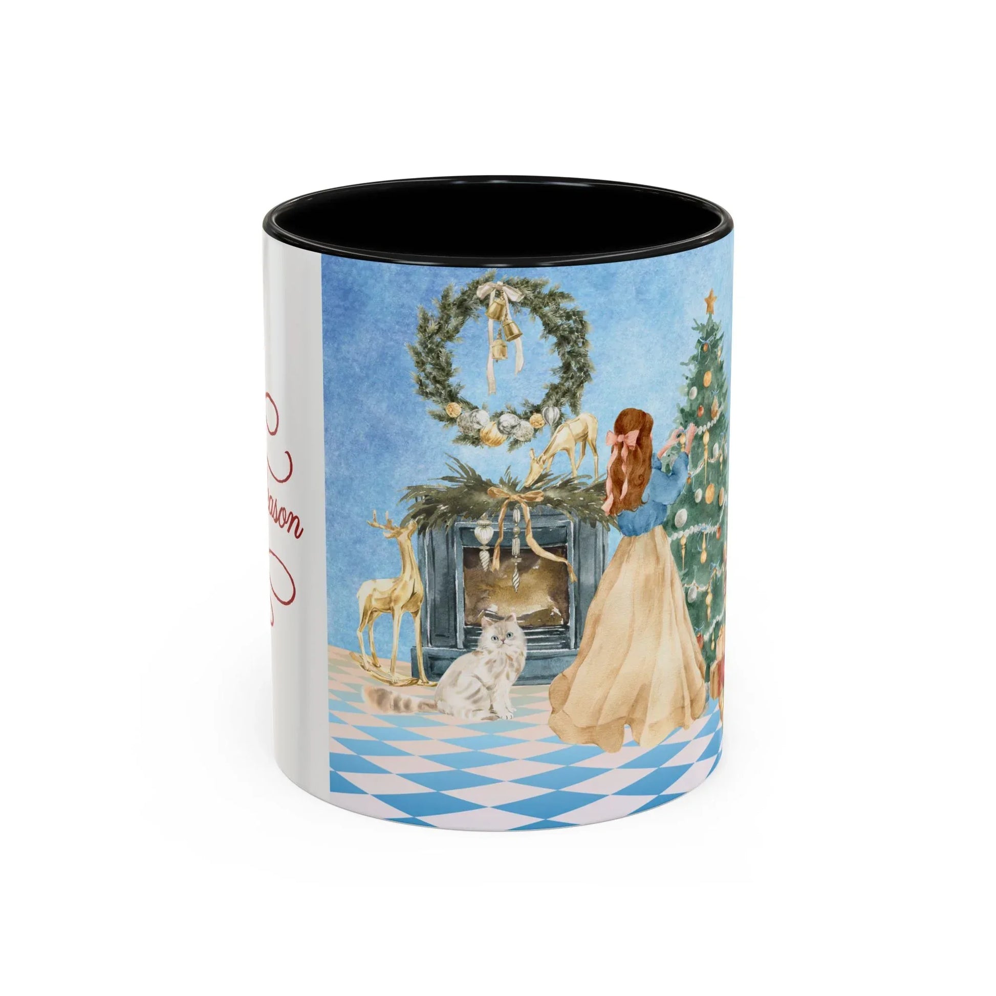 Christmas Tree Decoration - Coffee Mug Gift - tis the season - The Dreamer's Bookshop.
