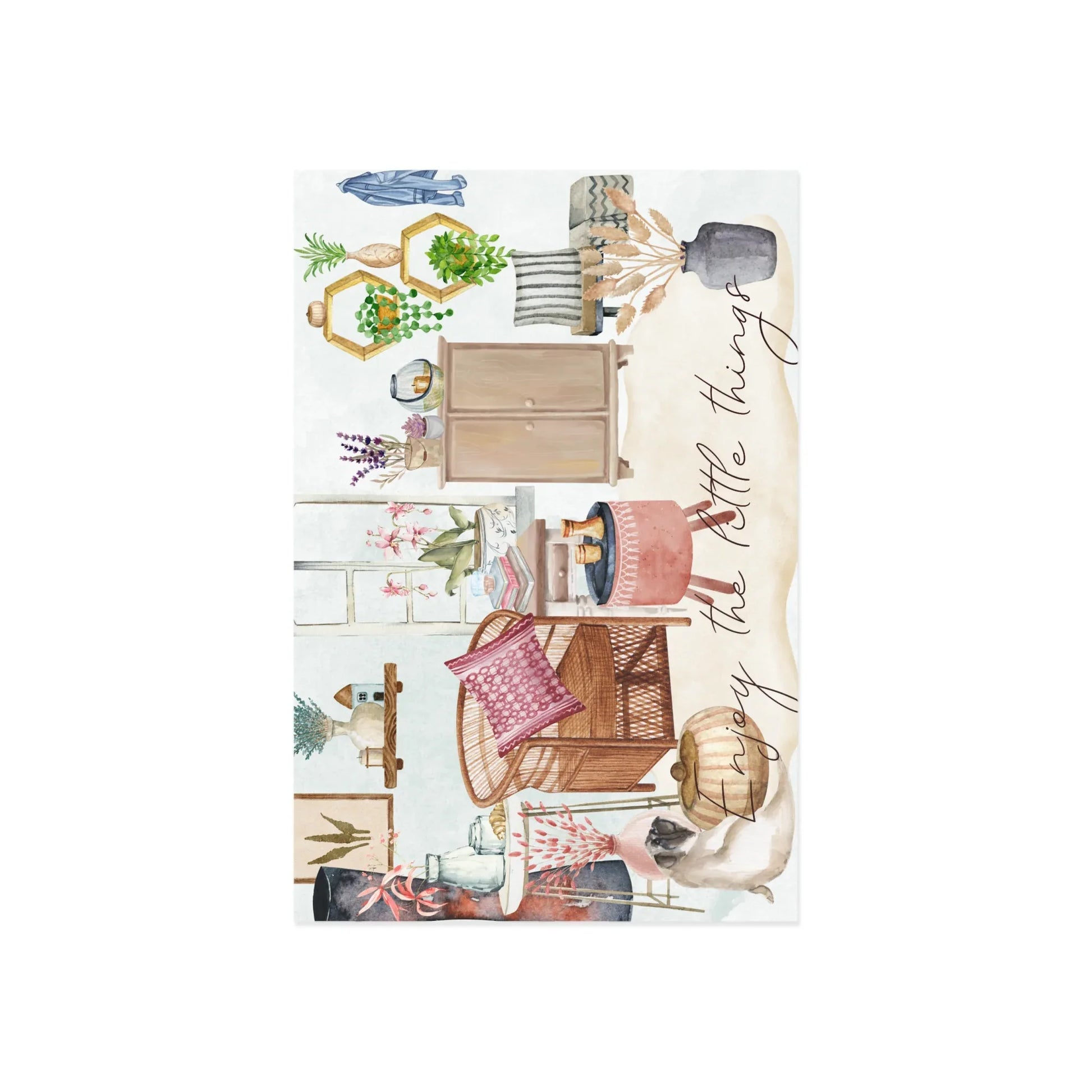 The Dreamer's Bookshop "Mugsie" Enjoy the Little Things Card - The Dreamer's Bookshop.