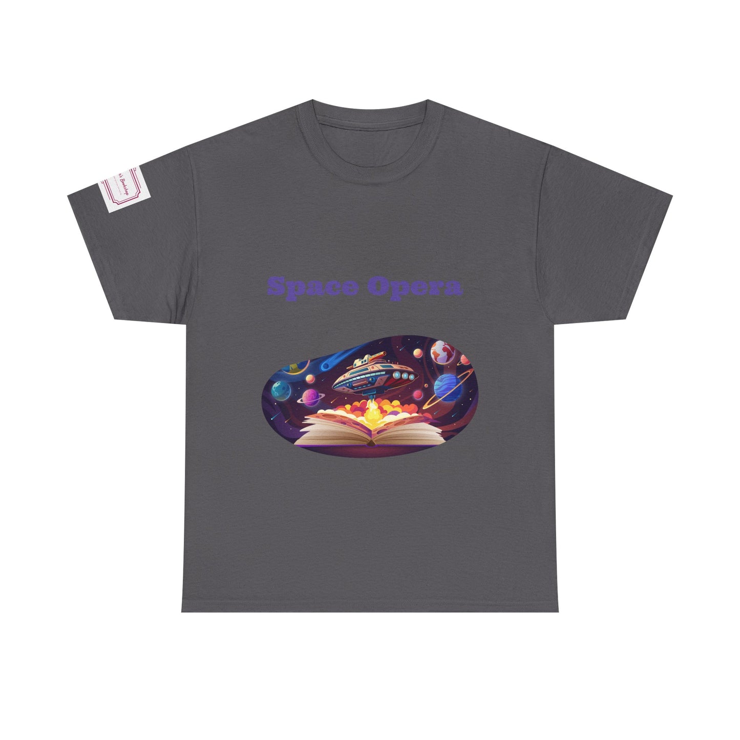 Space Opera - Unisex Heavy Cotton Tee - Sci-Fi Books