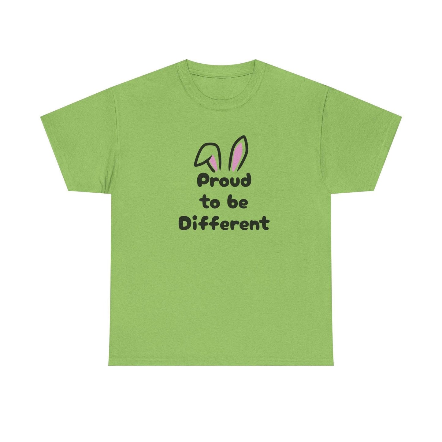 Proud to be Different Unisex Heavy Cotton Tee - Celebrate Individuality & Self-Expression - The Dreamer's Bookshop.