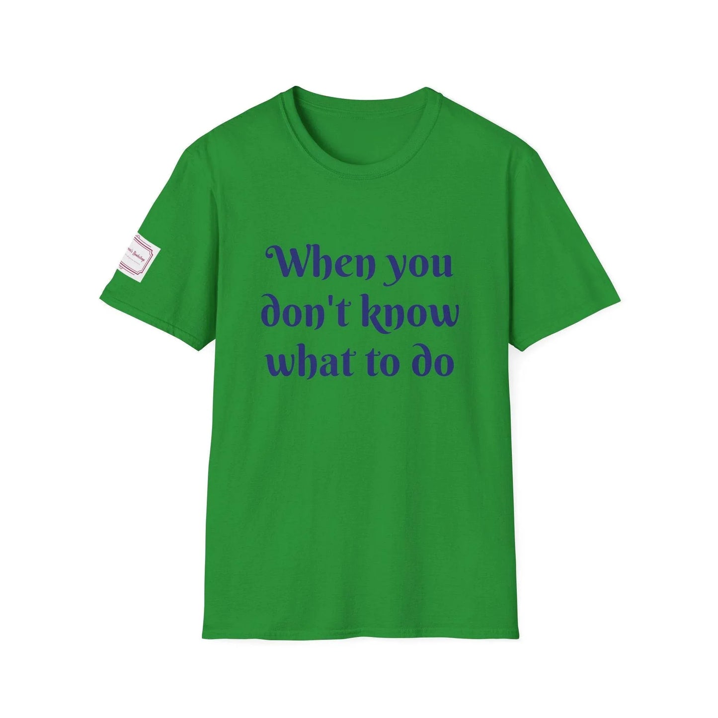 Inspirational Unisex Softstyle T-Shirt - 'Just Breathe' Motivational Design - The Dreamer's Bookshop.