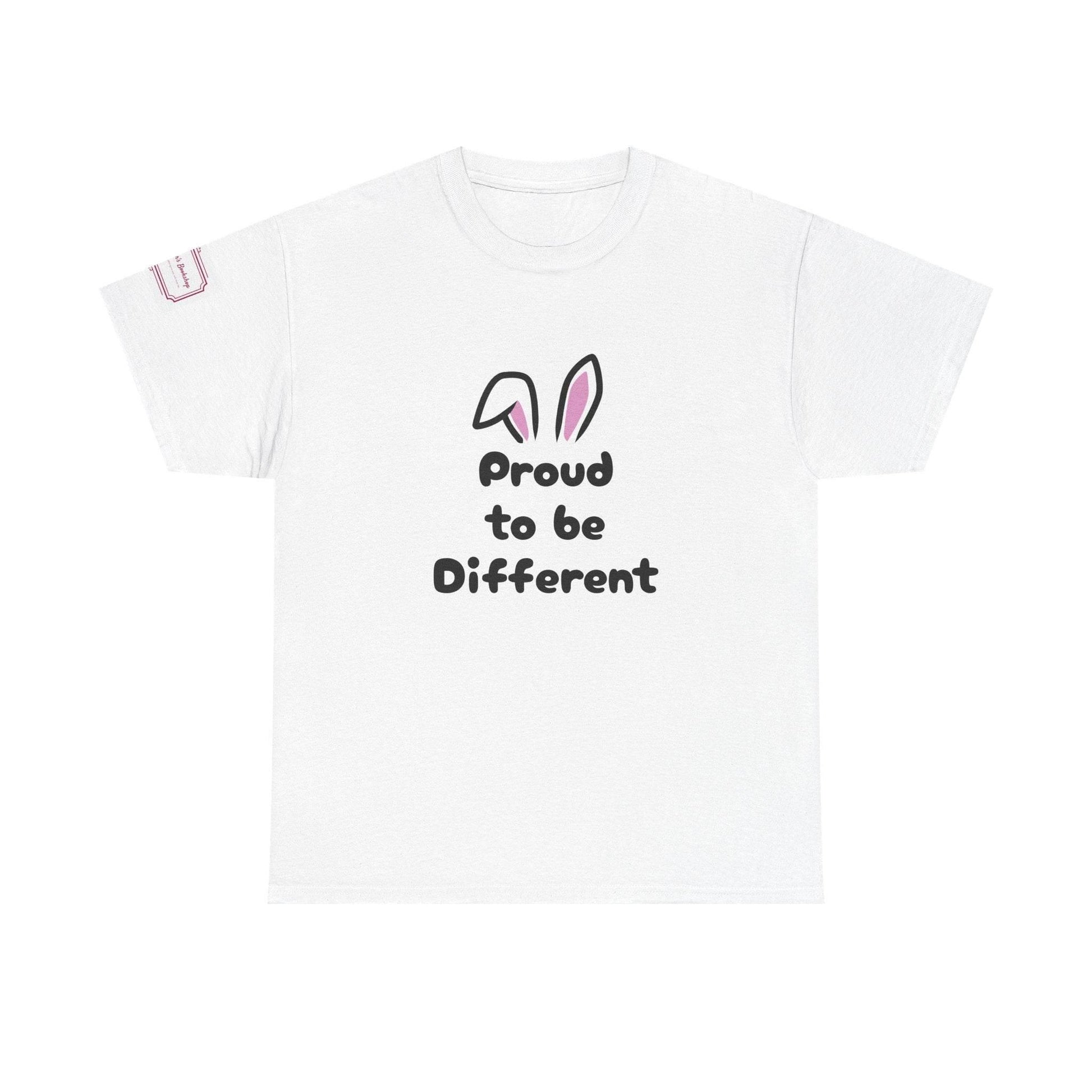 Proud to Be Different Unisex Heavy Cotton Tee – Celebrate Uniqueness - The Dreamer's Bookshop.