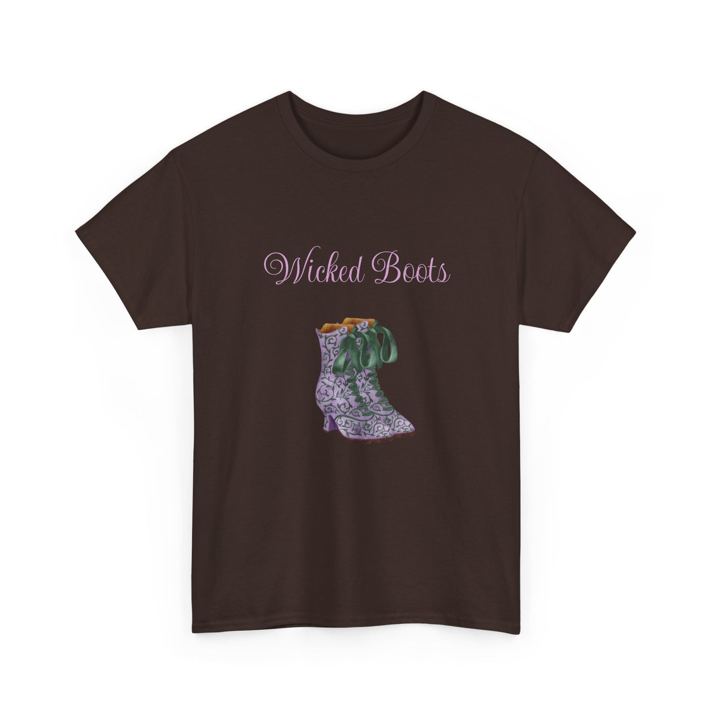 Wicked Boots Graphic Tee - Unisex Heavy Cotton T-Shirt for Nature Lovers