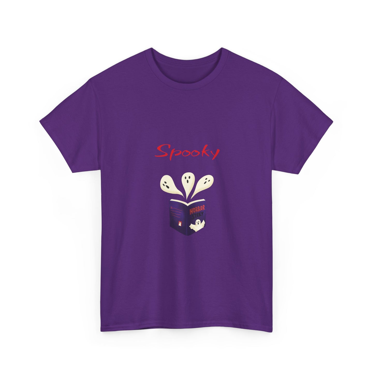 CA - Fiction -  Graphic Tee - Unisex Heavy Cotton T-Shirt Spooky Books
