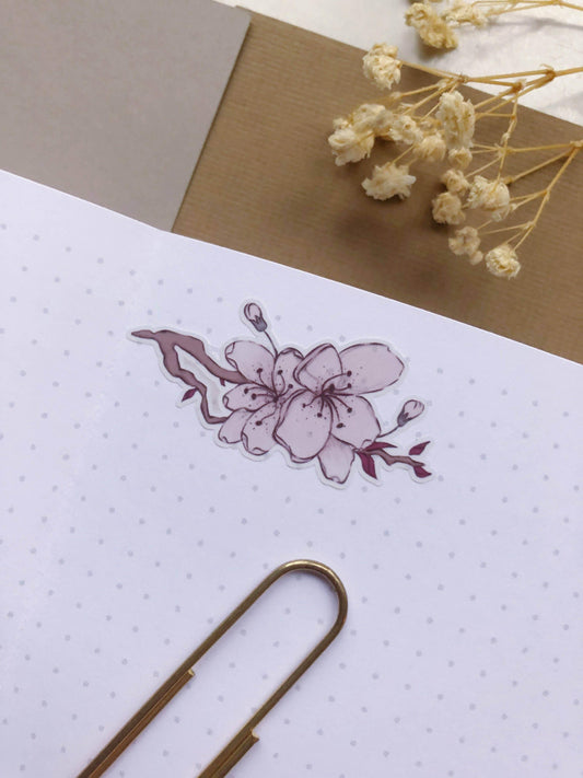 T's Stationery - „PET-stickers met kersenbloesem” - The Dreamer's Bookshop.
