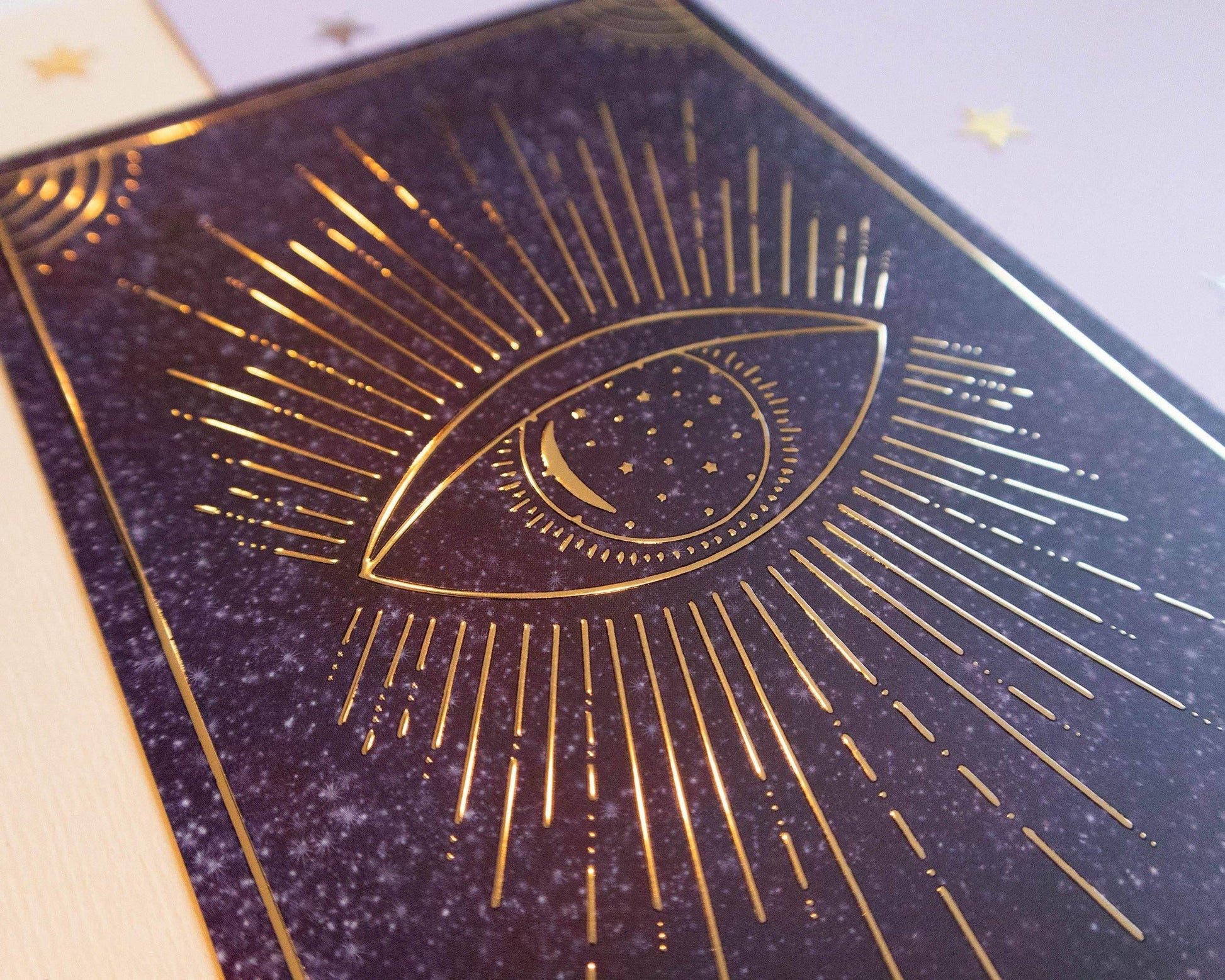 Basically Britt - Set of 2 Magical Moon Gold Foil Prints - The Dreamer's Bookshop.