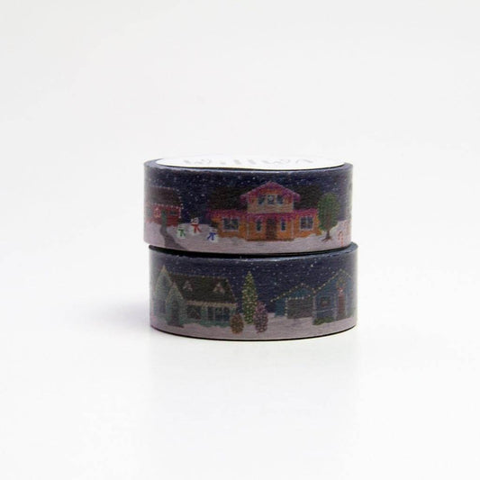 Willwa - Christmas Village Washi Tape - The Dreamer's Bookshop.