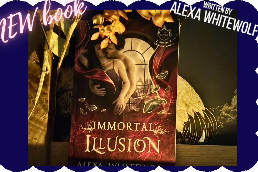 A book cover: Immortal Illusion.