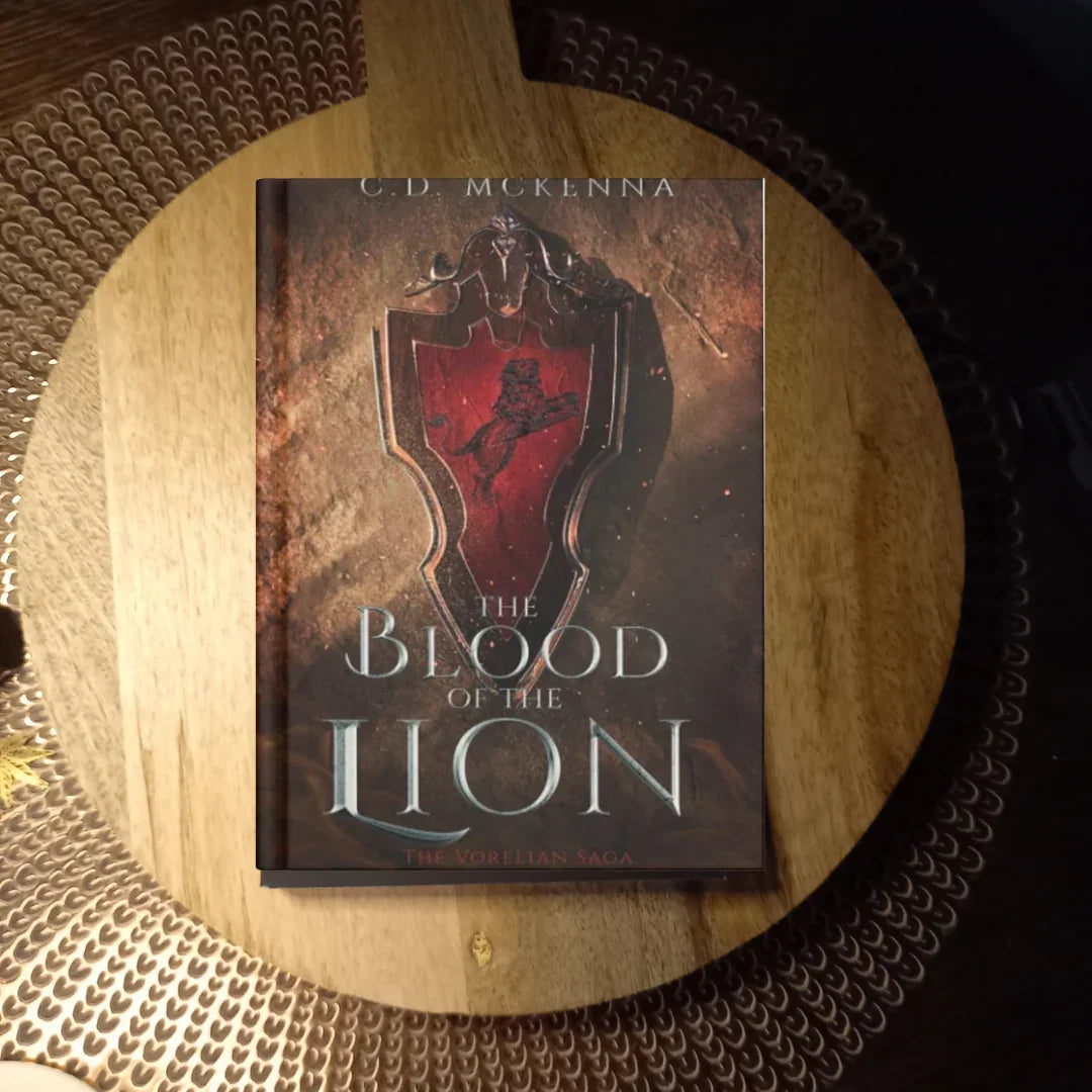 The Blood of the Lion (The Vorelian Saga, Book 1) · C.D. McKenna ✦ Indie Paperback