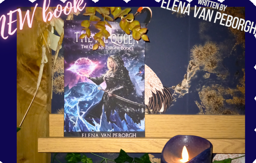 A book cover: The Ice Queen.