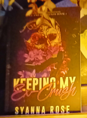One book cover: keeping my ex-crush