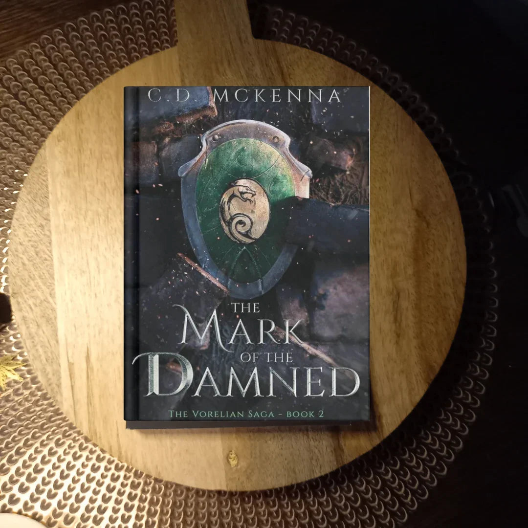 The Mark of the Damned (The Vorelian Saga, Book 2) · C.D. McKenna ✦ Indie Paperback