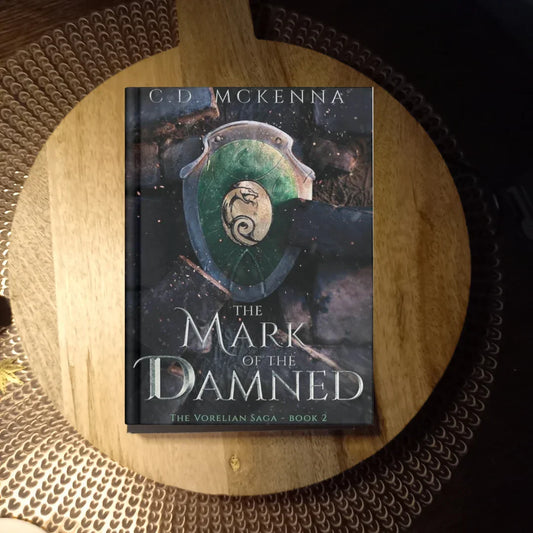 The Mark of the Damned (The Vorelian Saga, Book 2) · C.D. McKenna ✦ Indie Paperback