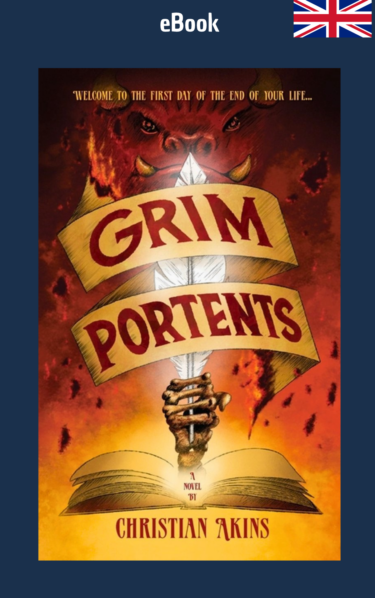 Grim Portents · Christian Akins ✦ Indie E-book