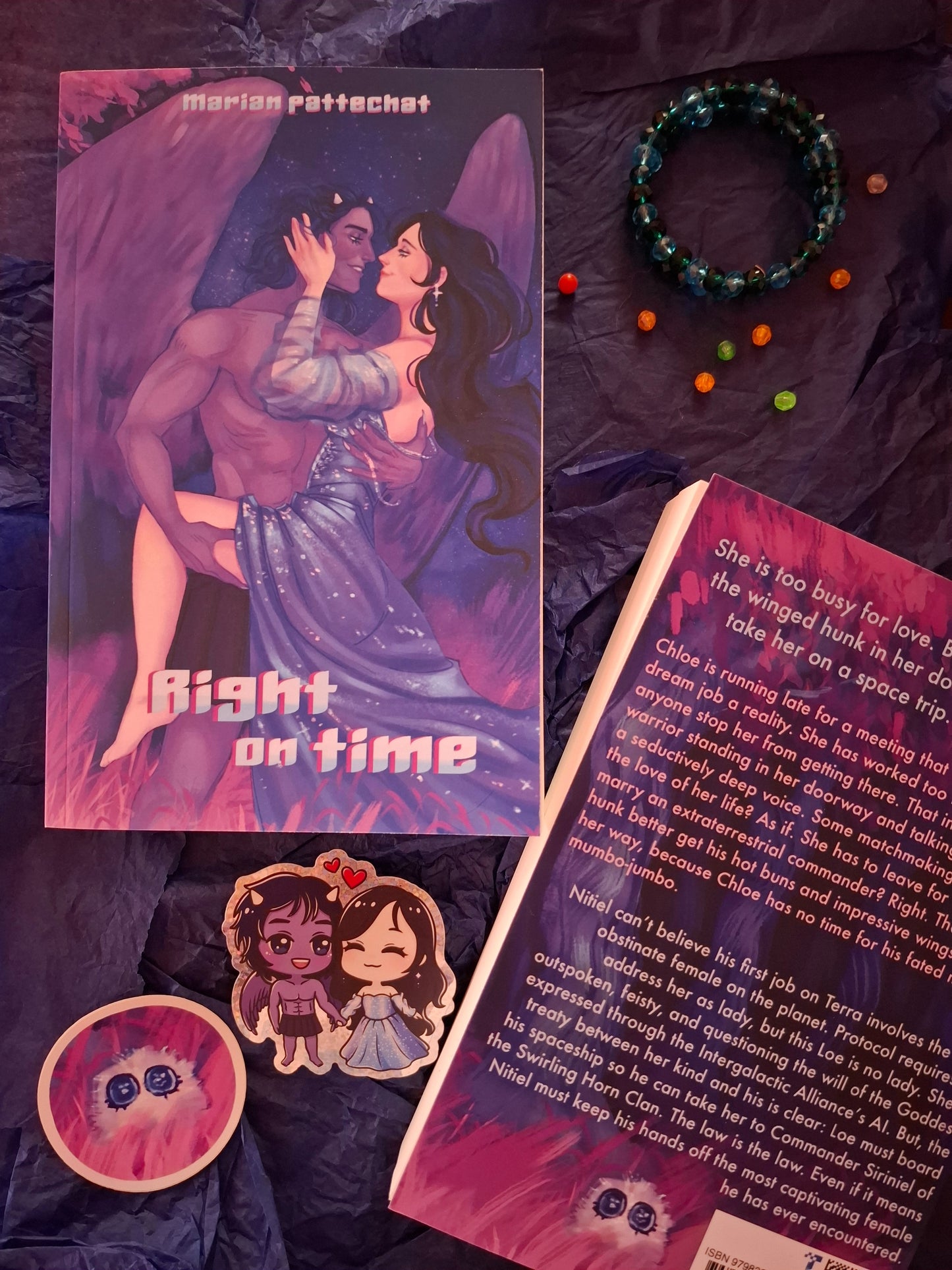 Right on Time: A Sci-Fi Alien Romance · Marian Pattechat ✦ Indie Paperback