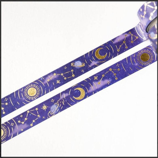 Willwa - Dreamy Constellations Washi Tape - The Dreamer's Bookshop.