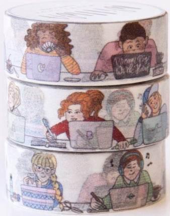 Willwa - Computer Date Washi Tape - The Dreamer's Bookshop.