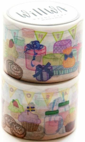 Willwa - Celebration Washi Tape - The Dreamer's Bookshop.
