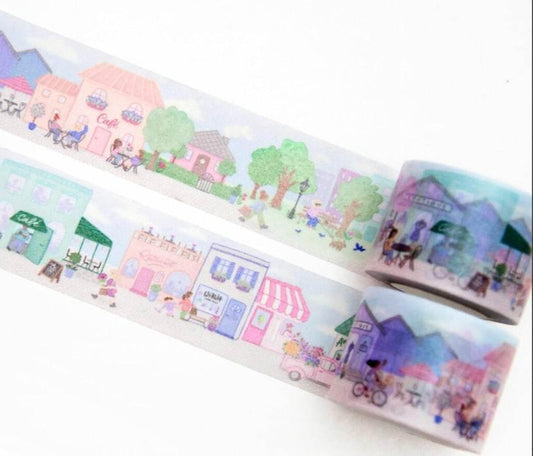 Willwa - City of Cafés - Washi Tape - The Dreamer's Bookshop.