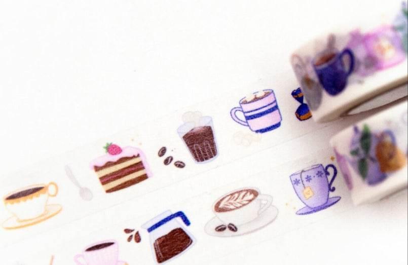 Willwa - Tea Cups & Coffee Mugs - Washi Tape - The Dreamer's Bookshop.