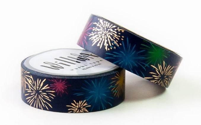 Willwa - Fireworks Washi Tape - The Dreamer's Bookshop.