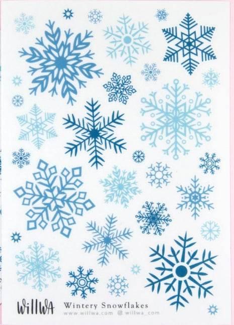 Willwa - Wintery Snowflakes - The Dreamer's Bookshop.