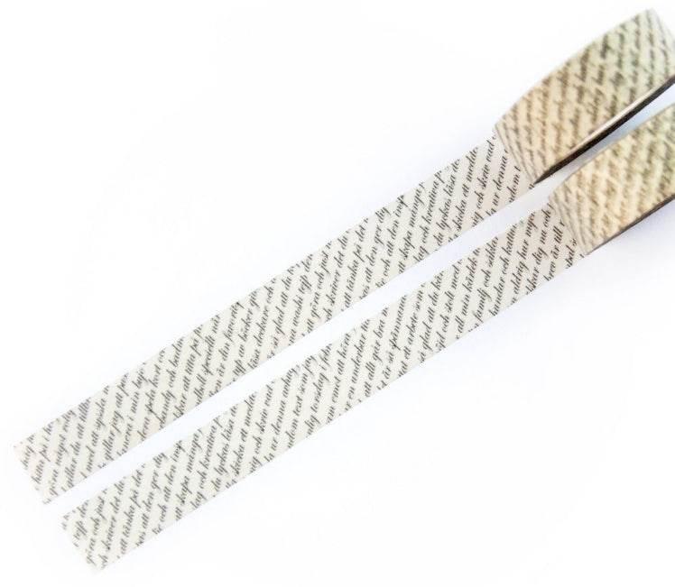 Willwa - Letter for You Washi Tape - The Dreamer's Bookshop.