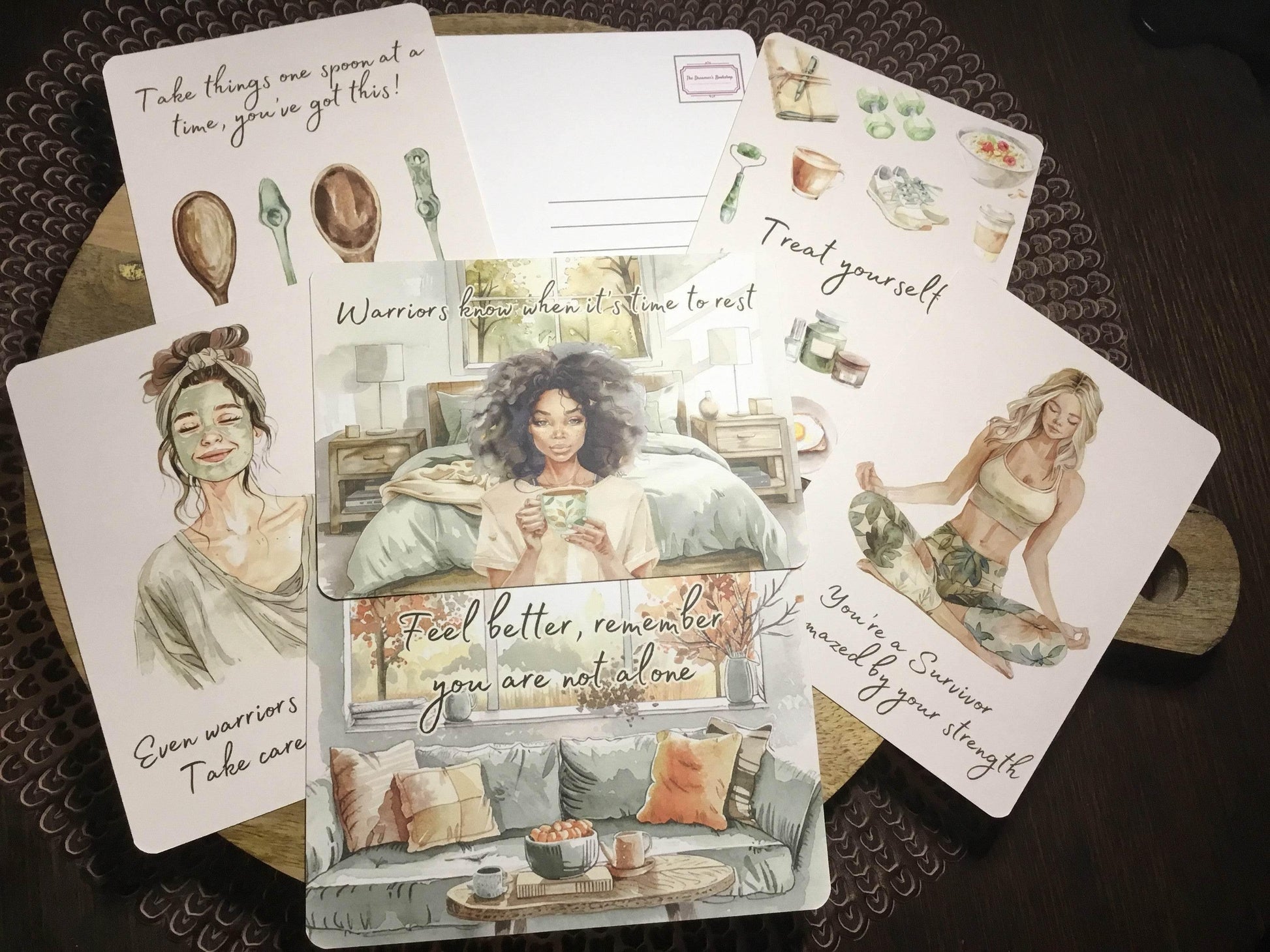 The Dreamer's Bookshop Chronic Illness "You're a Survivor" Art Print Card - The Dreamer's Bookshop.