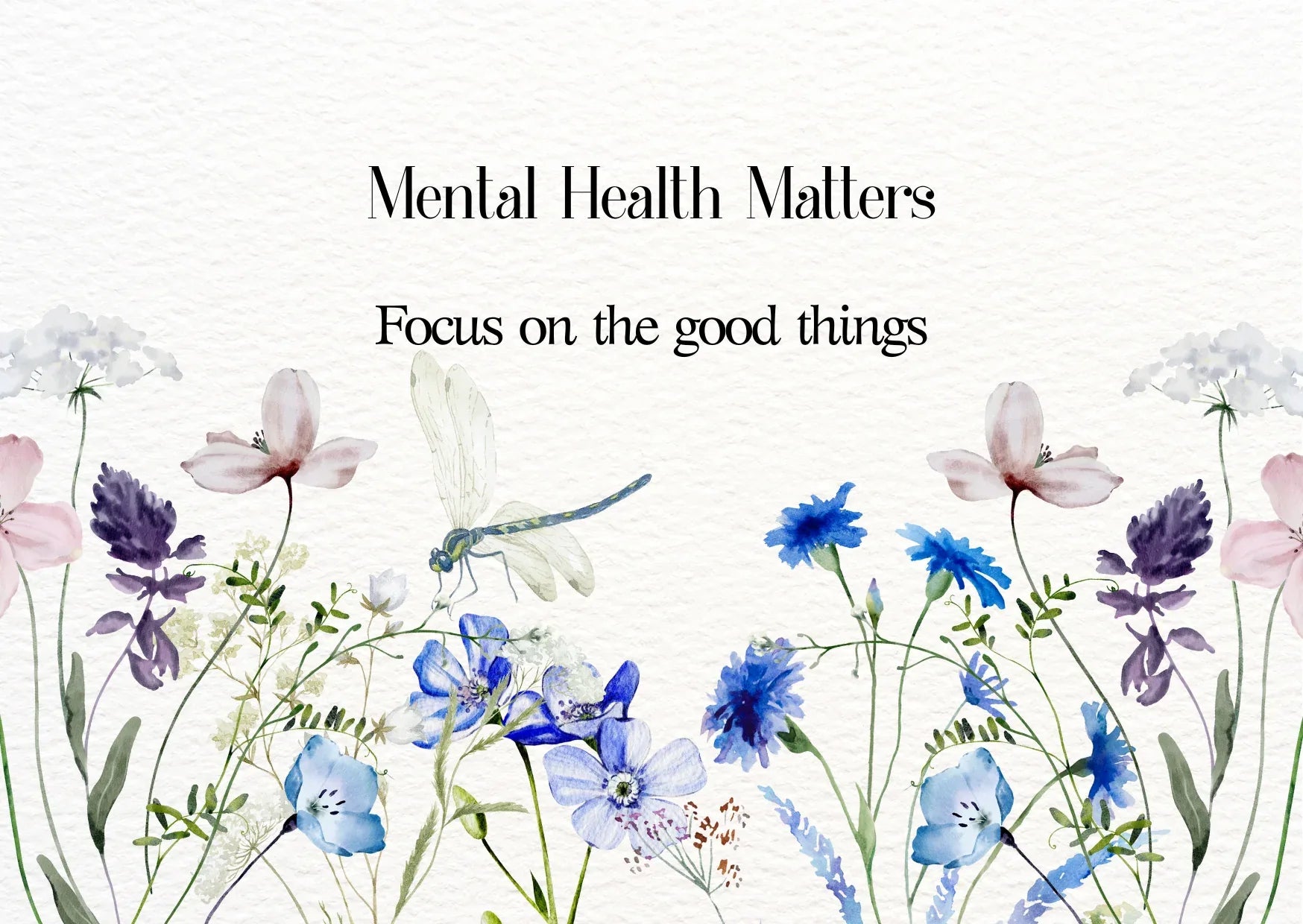The Dreamer's Bookshop "Good Things" Mental Health Matters Card - The Dreamer's Bookshop.