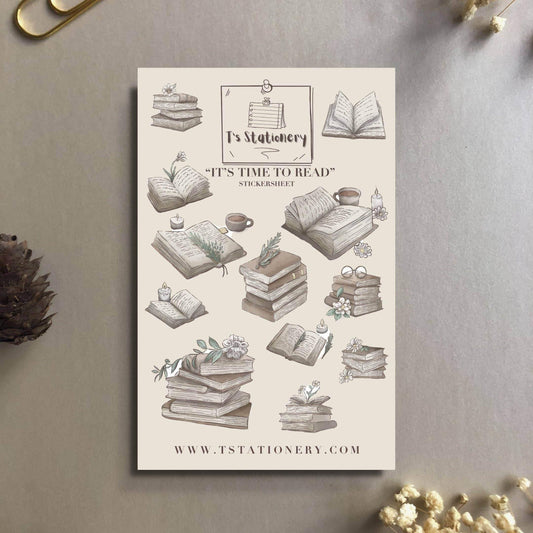 T's Stationery - „Het is tijd om te lezen” - The Dreamer's Bookshop.