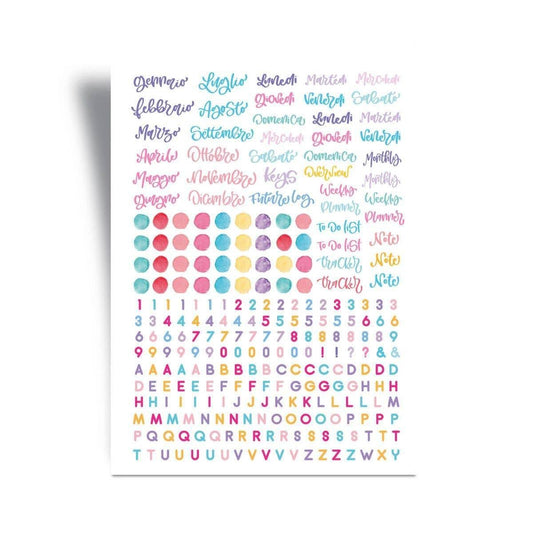 Very Wonder di Chiara Veri - Washi-stickers - Bullet Journal Essentials - The Dreamer's Bookshop.