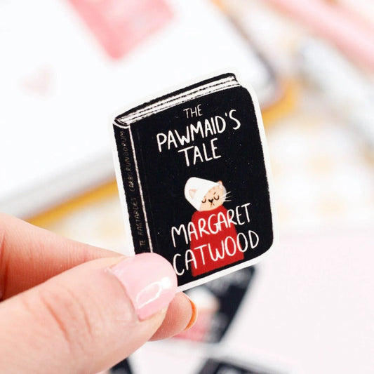 My Sweet Paper Card - Pawmaid's Tale - Boeksticker voor katten - The Dreamer's Bookshop.