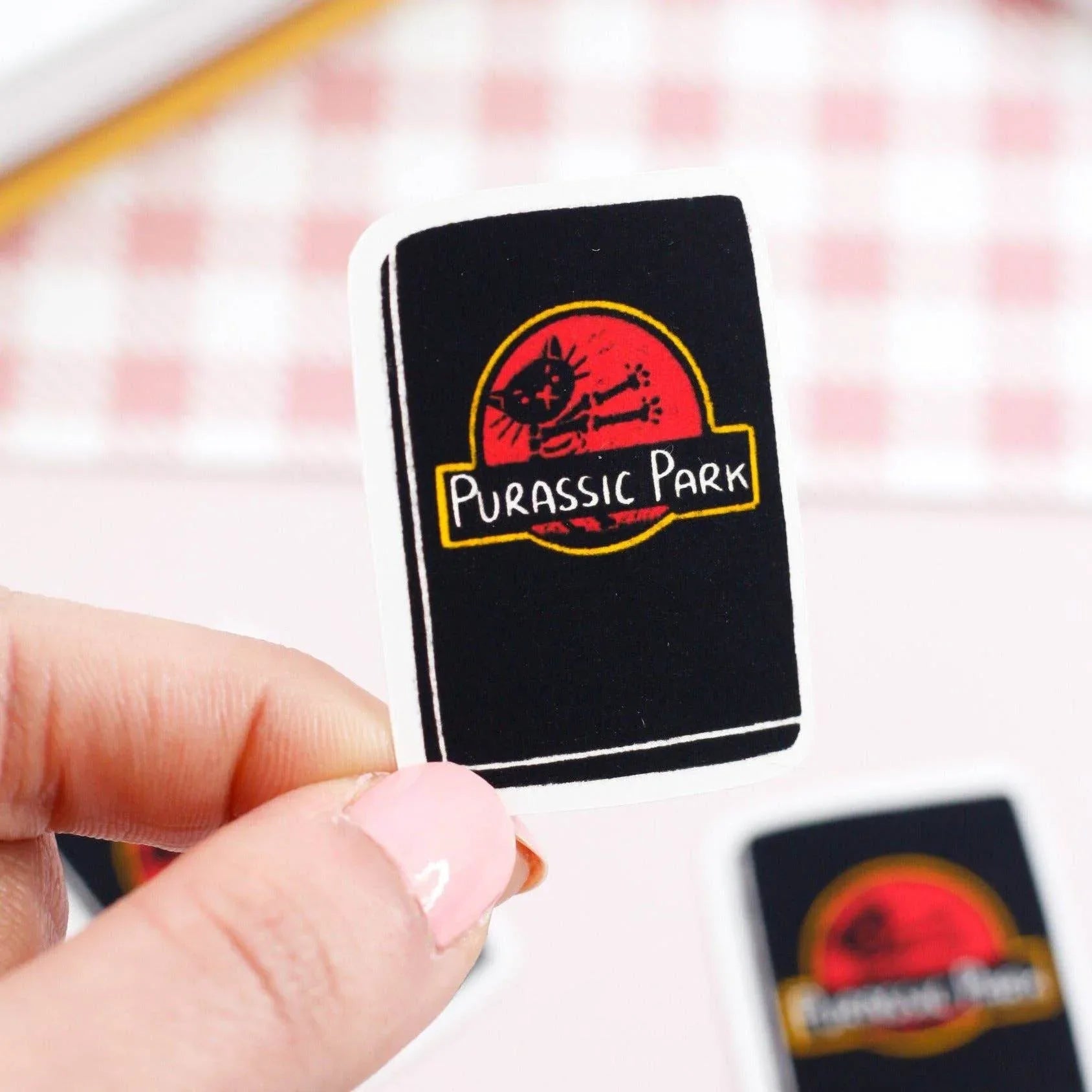 My Sweet Paper Card - Purassic Park - Kattensticker - The Dreamer's Bookshop.