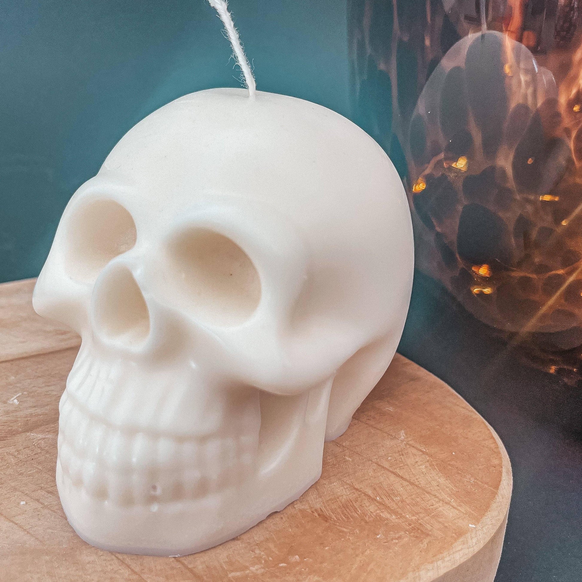 Brickstar Belgium - Kaars Skull - The Dreamer's Bookshop.