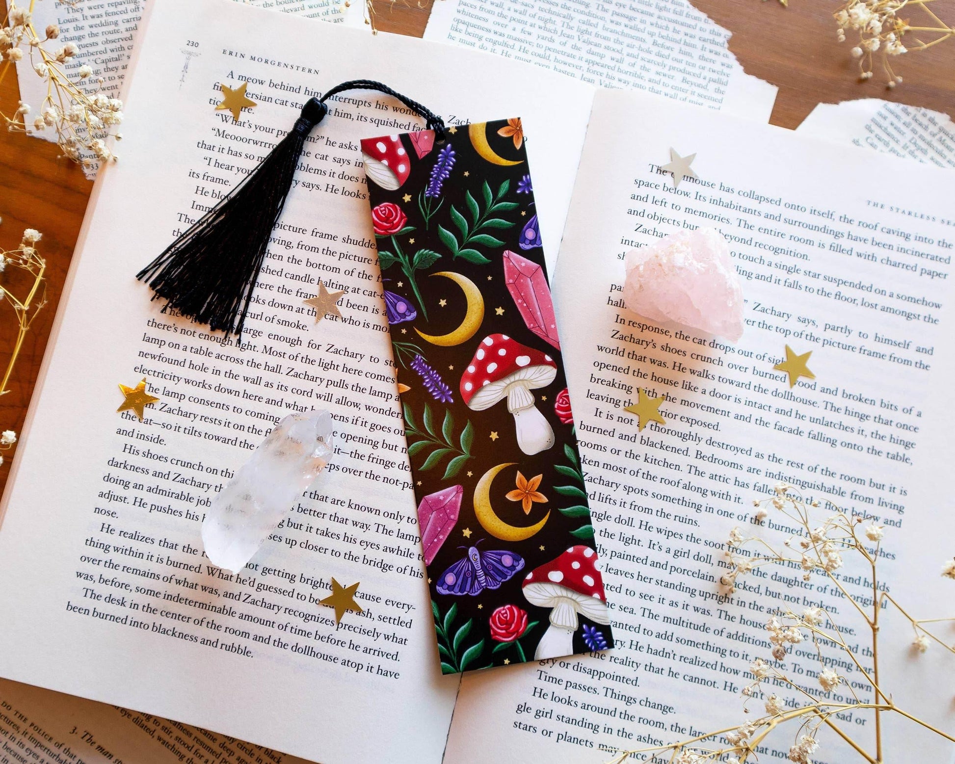 Basically Britt - Woodland Bookmark - Forest Toadstool Nature Butterfly - The Dreamer's Bookshop.