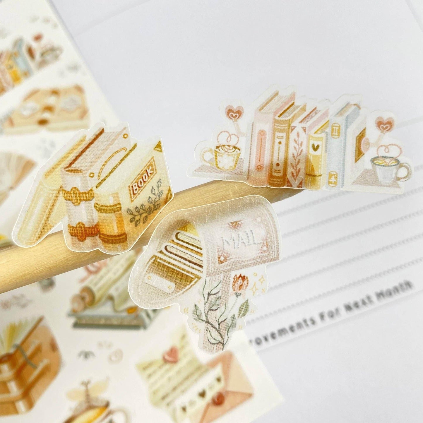 LETTOOn - Stickervel - Leestijd - The Dreamer's Bookshop.