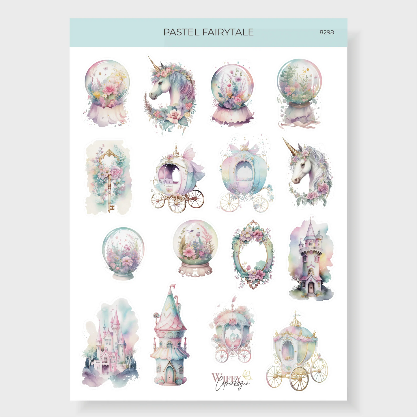 Plan & Plot Studio - Pastel Fairytale | Stickers - The Dreamer's Bookshop.