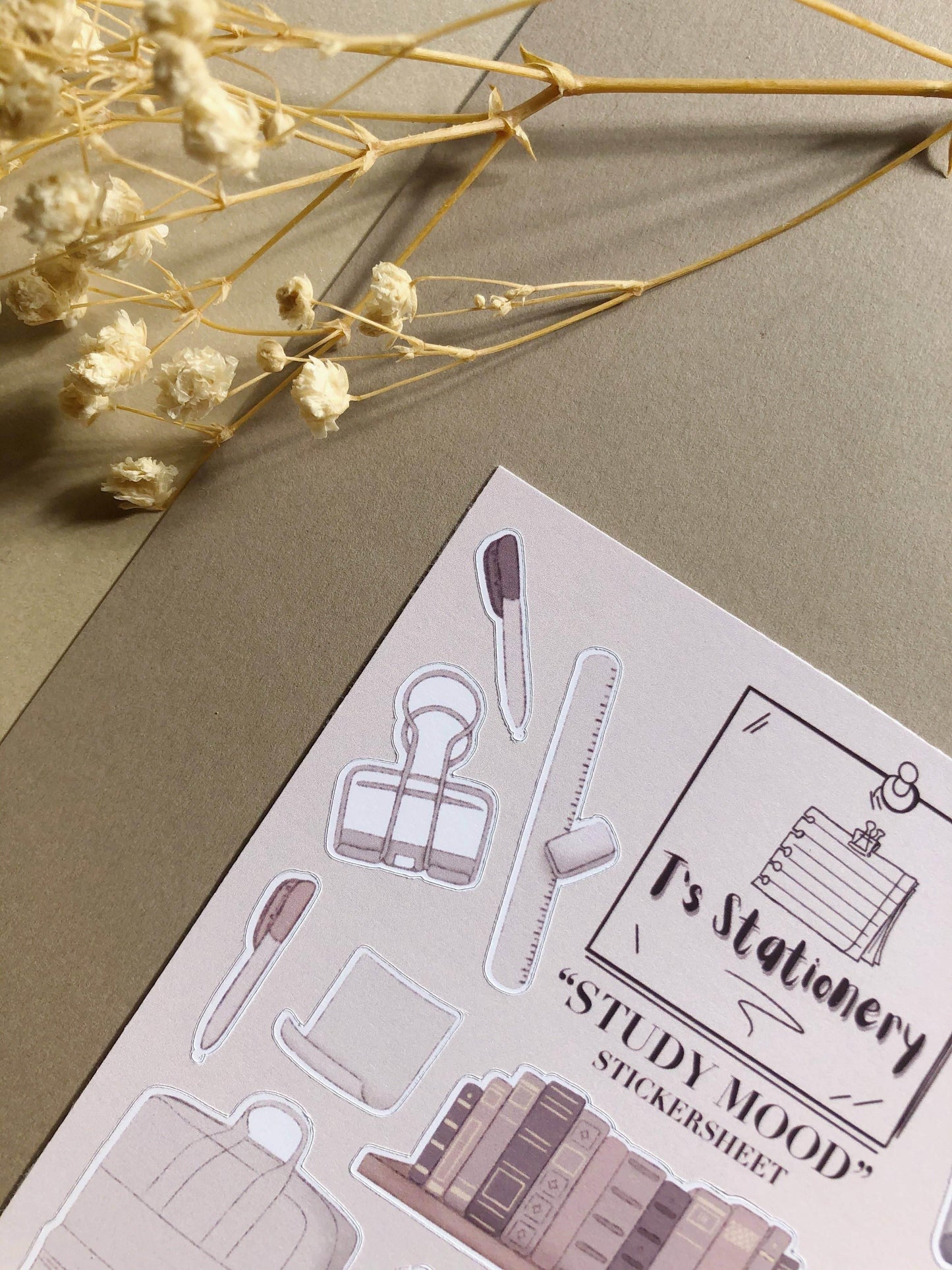 T's Stationery - „Study Mood” - The Dreamer's Bookshop.