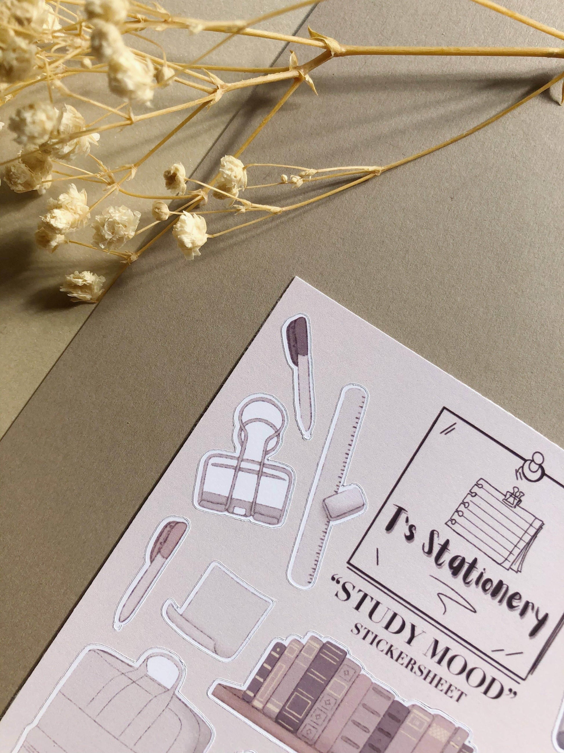 T's Stationery - „Study Mood” - The Dreamer's Bookshop.