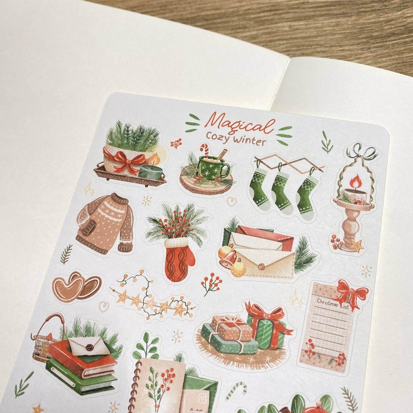 LETTOOn - Stickervel - Magische Gezellige Winter - The Dreamer's Bookshop.