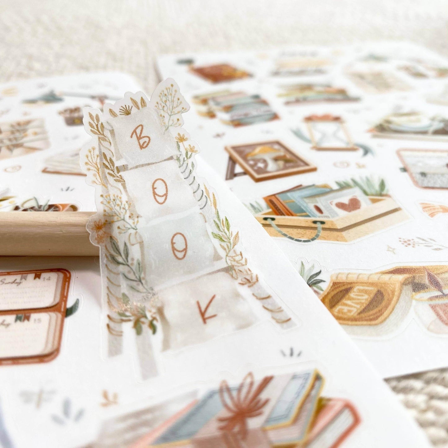 LETTOOn - Stickervel - Leestijd - The Dreamer's Bookshop.