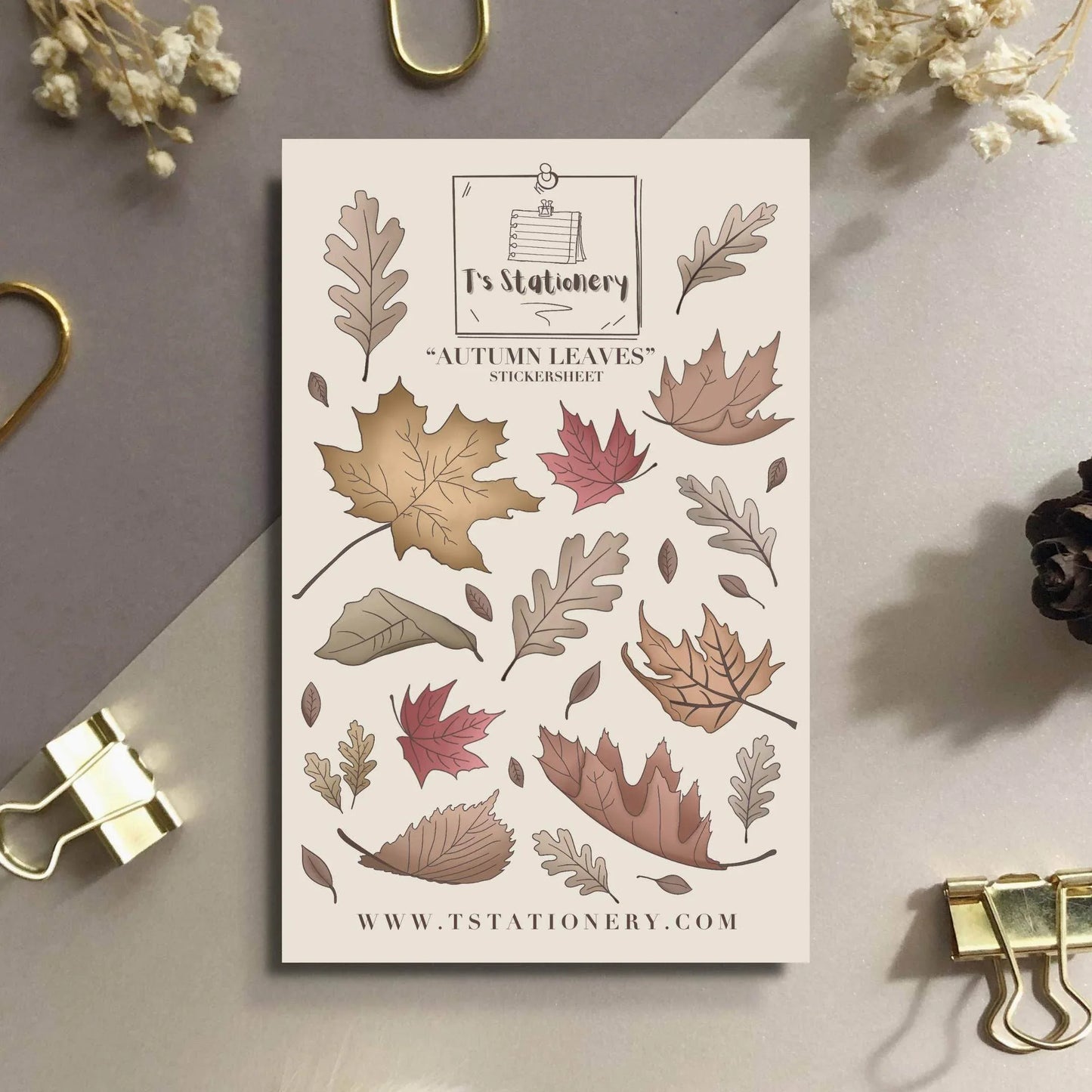 T's Stationery - „Herfstbladeren” - The Dreamer's Bookshop.