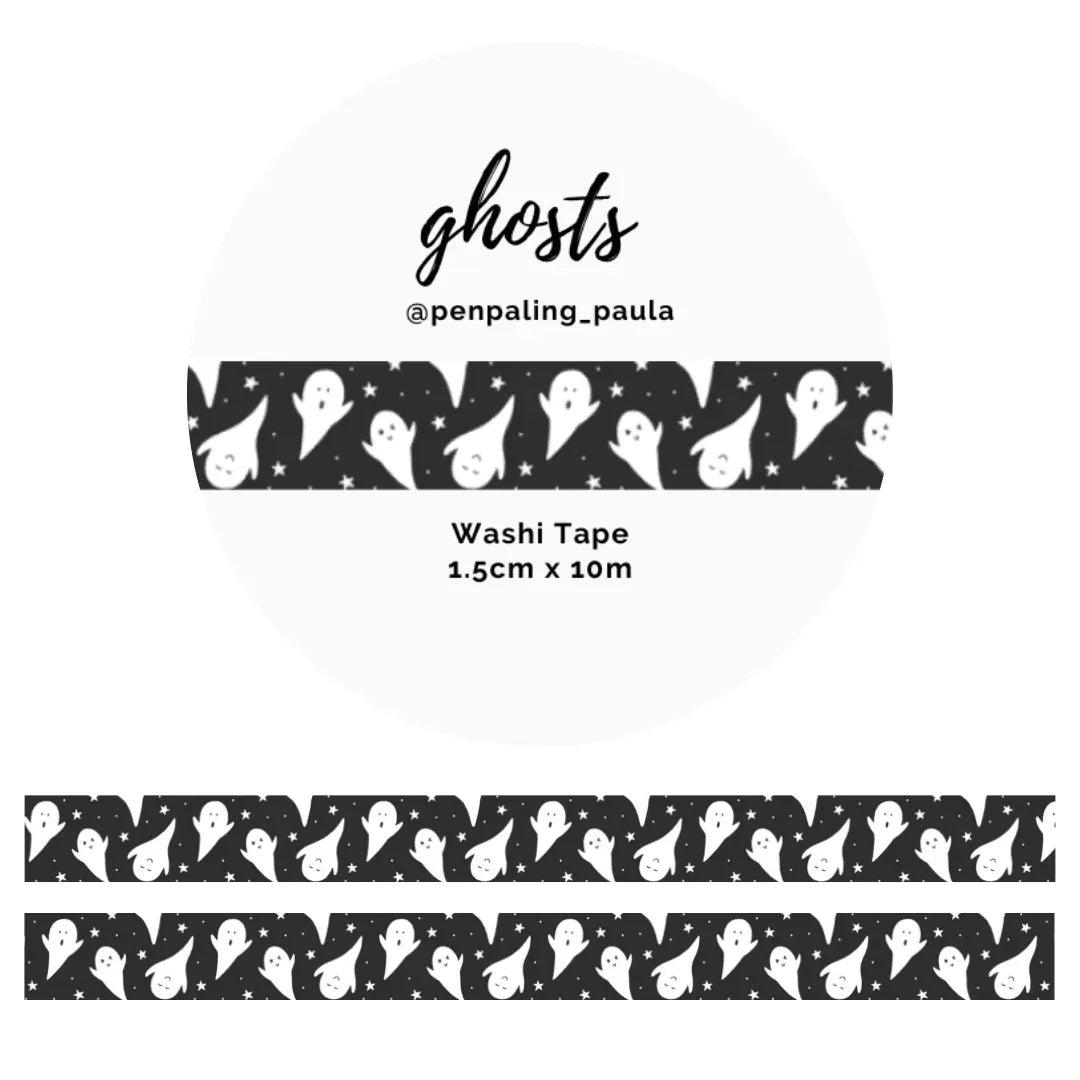 Ghosts - Washi Tape - The Dreamer's Bookshop.
