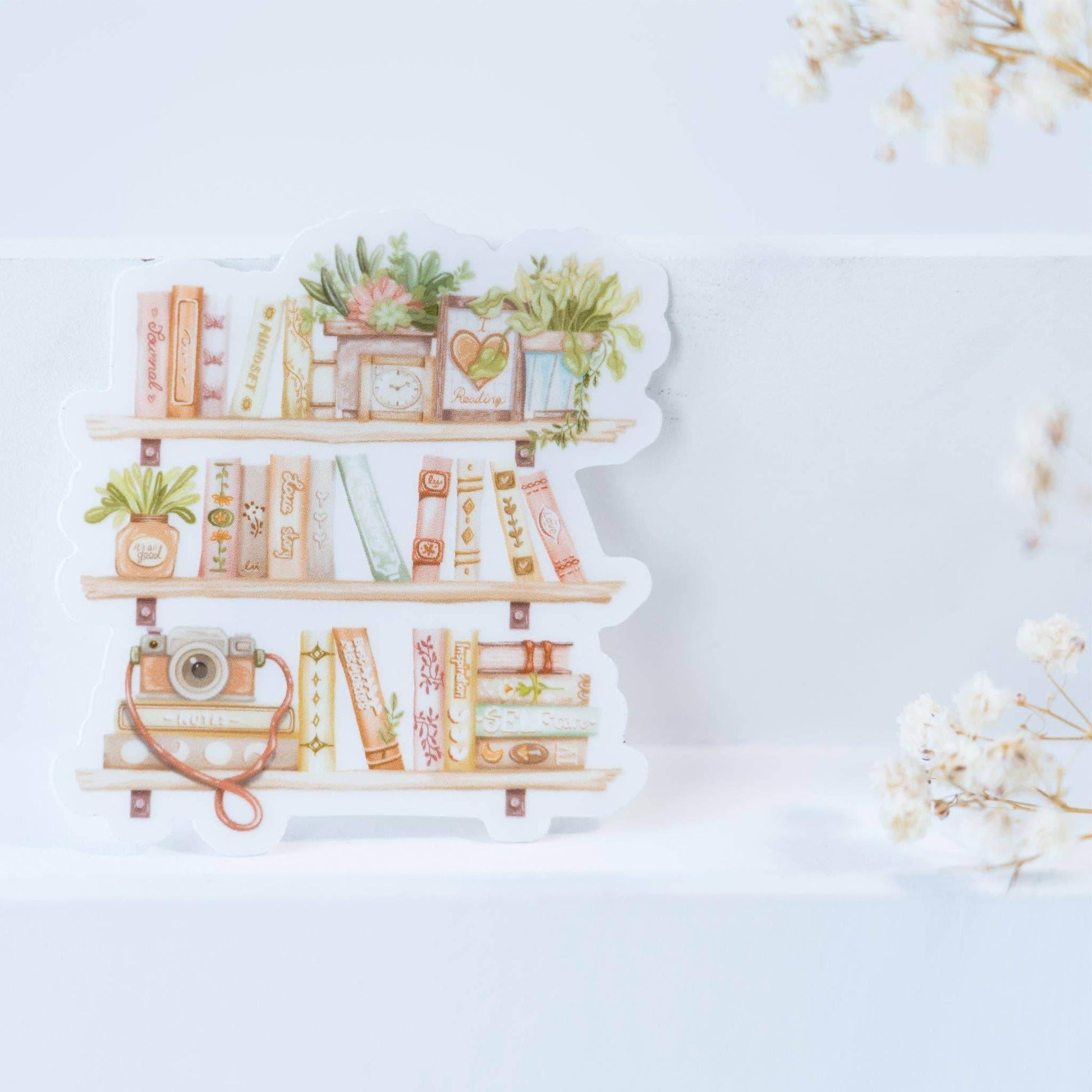 LETTOOn - Doorzichtige vinylsticker - Inspiration Shelf - The Dreamer's Bookshop.