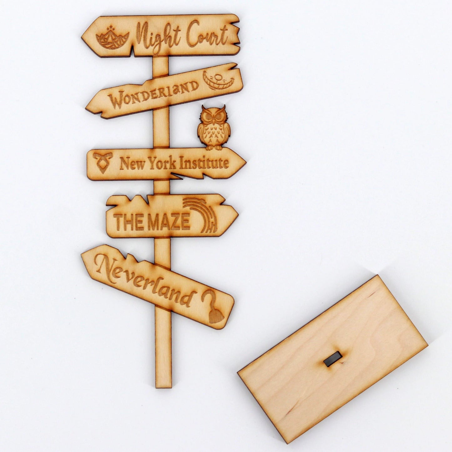 Bookish Goods - Wegwijzer Bordje Populaire boeken - The Dreamer's Bookshop.